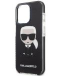 Калъф Karl Lagerfeld - Ikonik Karl, iPhone 13 Pro Max, черен - 4t